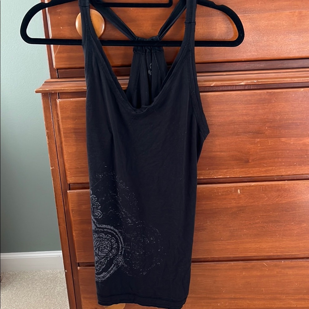 GAIAM Casual Black Tank Top